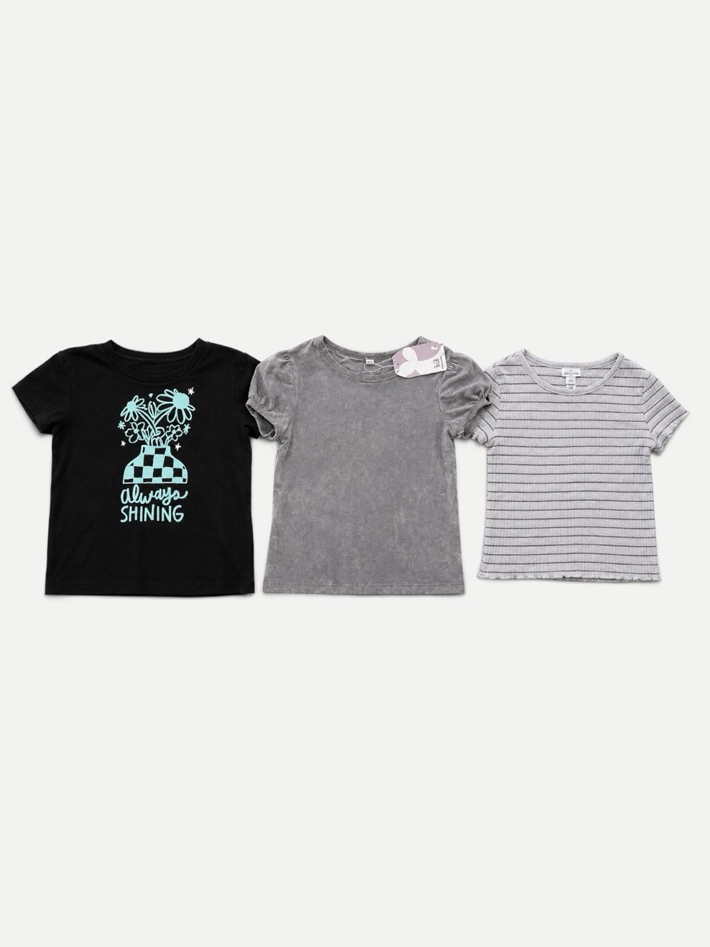 Girls 3-Shirt Bundle Size 6-7 Old Navy Art Class MumuCove Tops